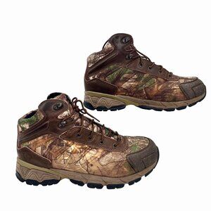 MEN'S HERMAN SURVIVORS WATERPROOF CAMO HIKING BOOTS SIZE 12